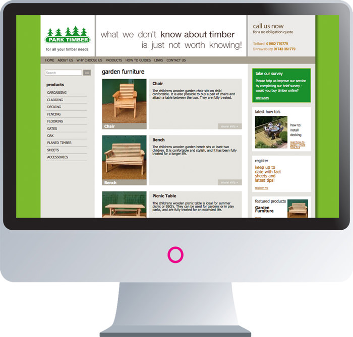 Park Timber Website Launch | Website Development In Shropshire