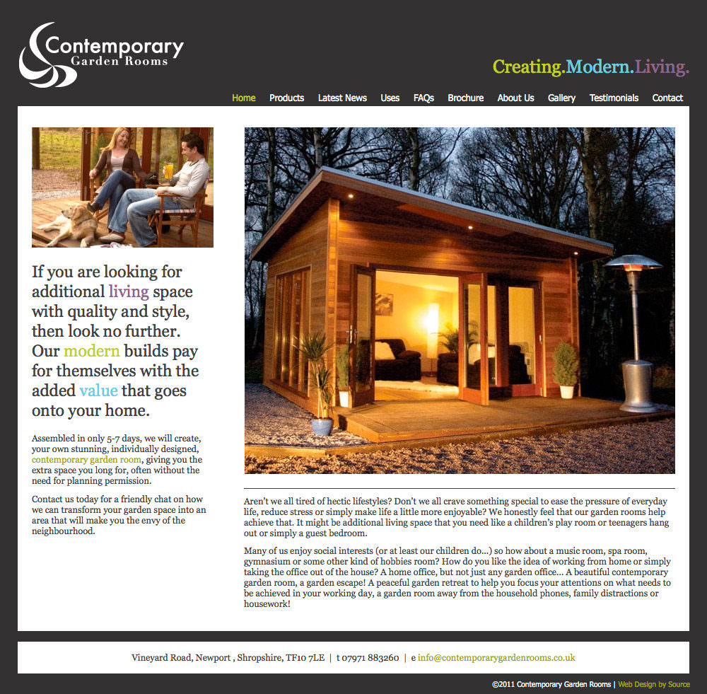 Spend Some Time In The Garden | Web Design In Shropshire