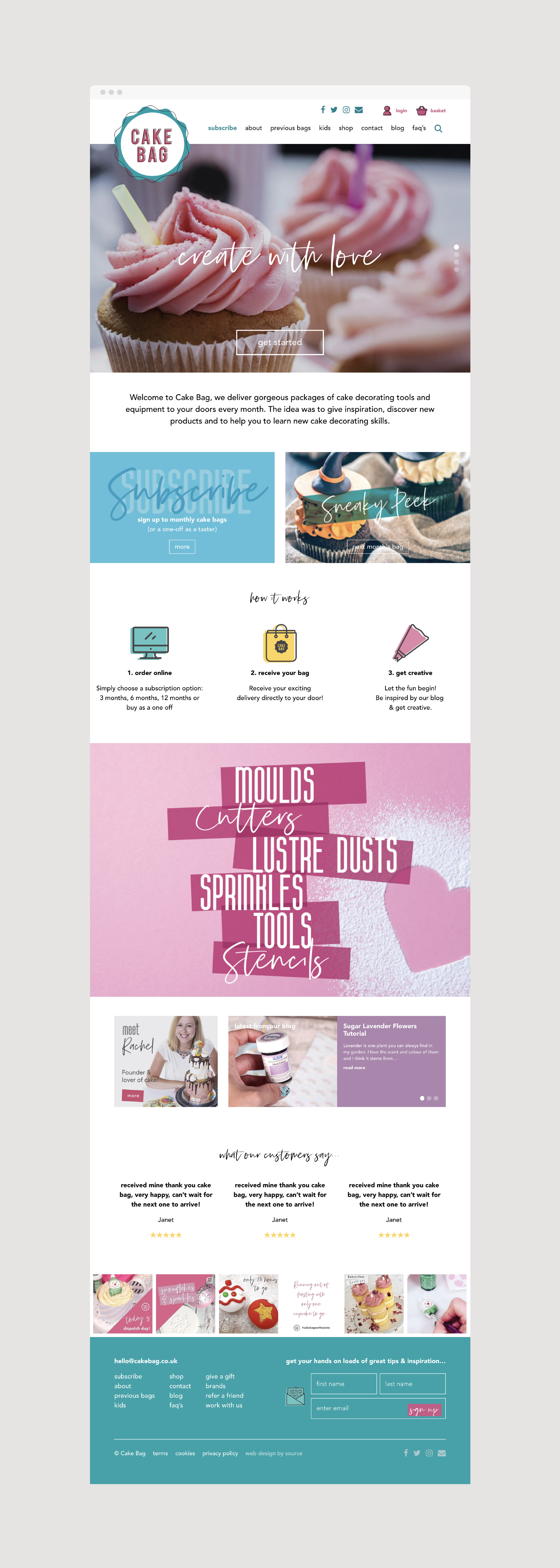 Cake Bag - Web Design, Branding & Photography In Shropshire