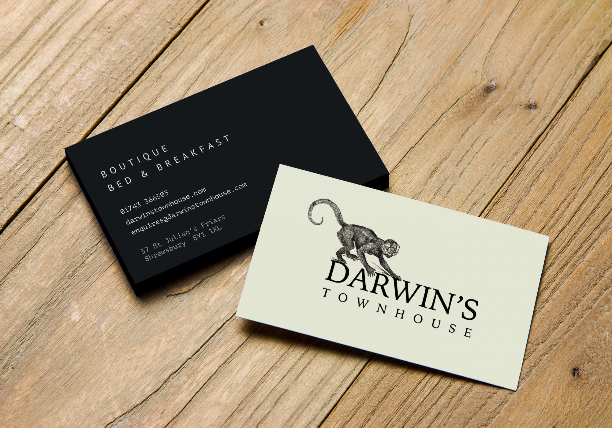 Darwin’s Townhouse - Brand Identity & Photography In Shropshire