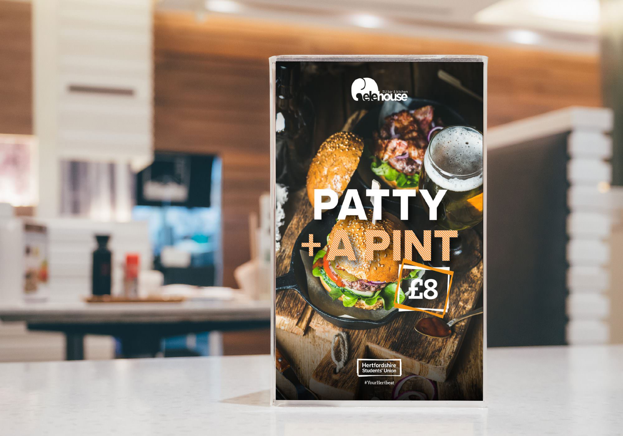 Hertfordshire Students' Union - Branding, Design, Signage & Graphics
