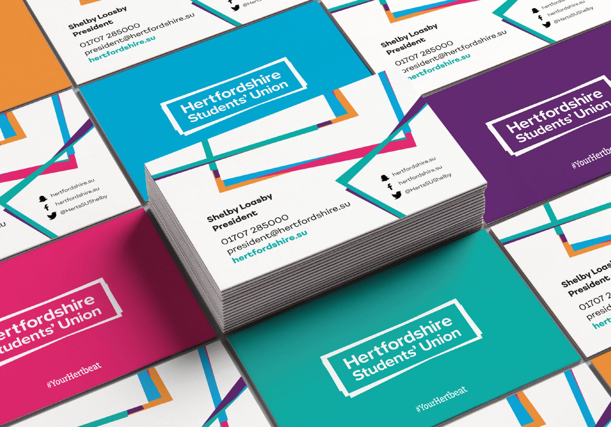 Hertfordshire Students' Union - Branding, Design, Signage & Graphics