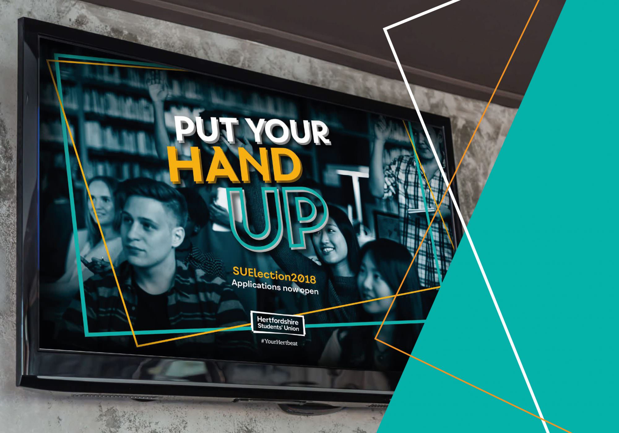 Hertfordshire Students' Union - Branding, Design, Signage & Graphics