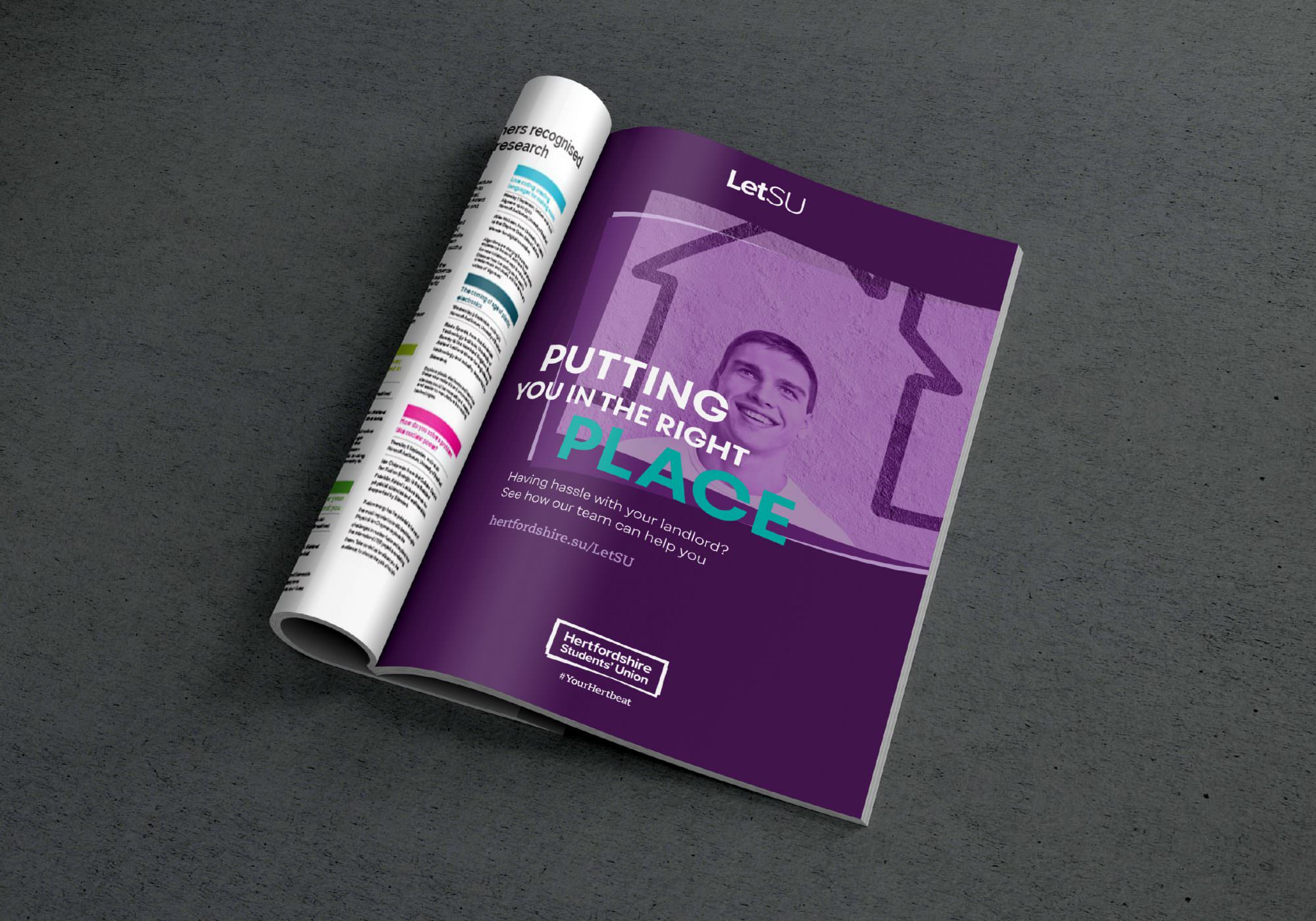 Hertfordshire Students' Union - Branding, Design, Signage & Graphics