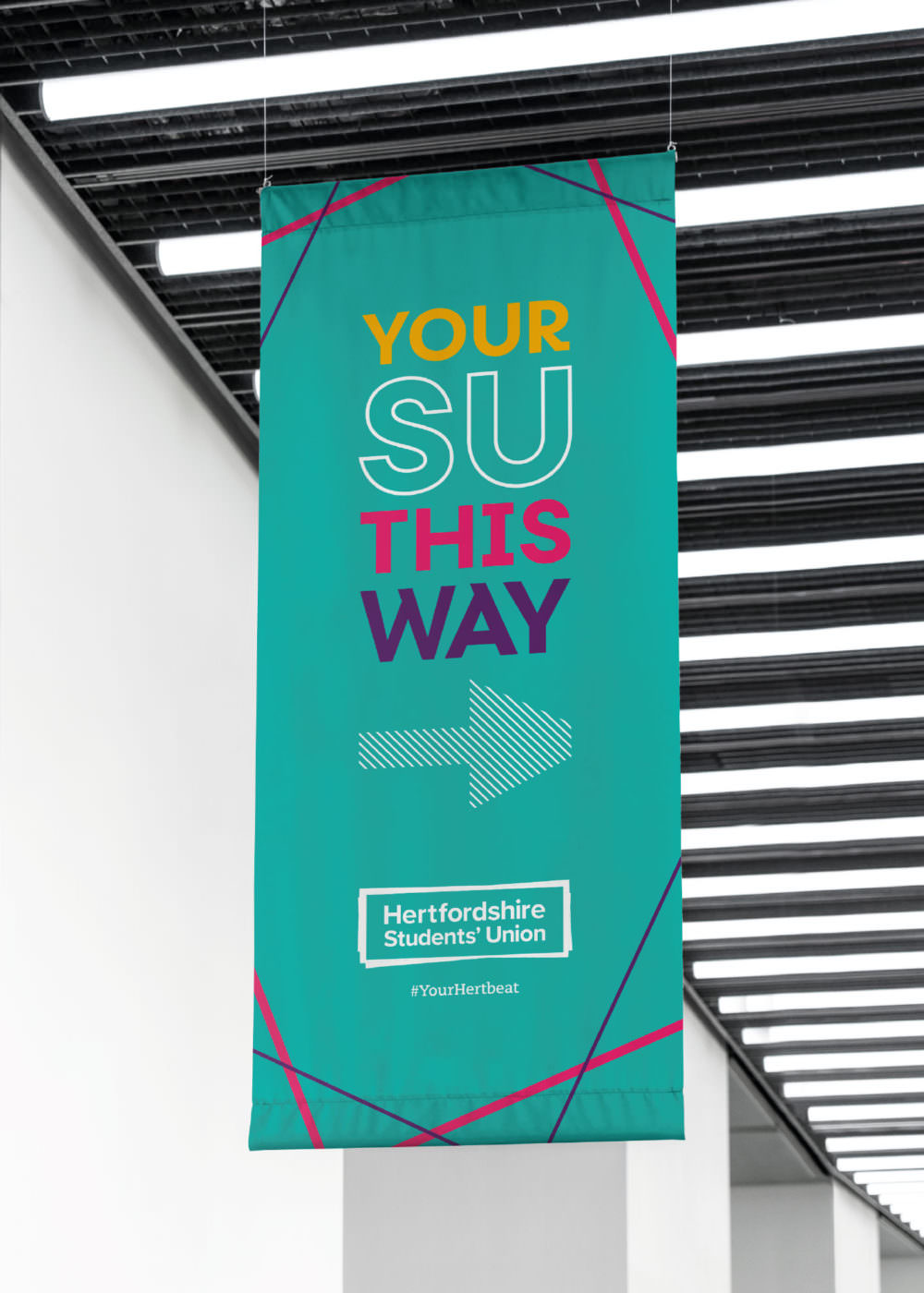 Hertfordshire Students' Union - Branding, Design, Signage & Graphics
