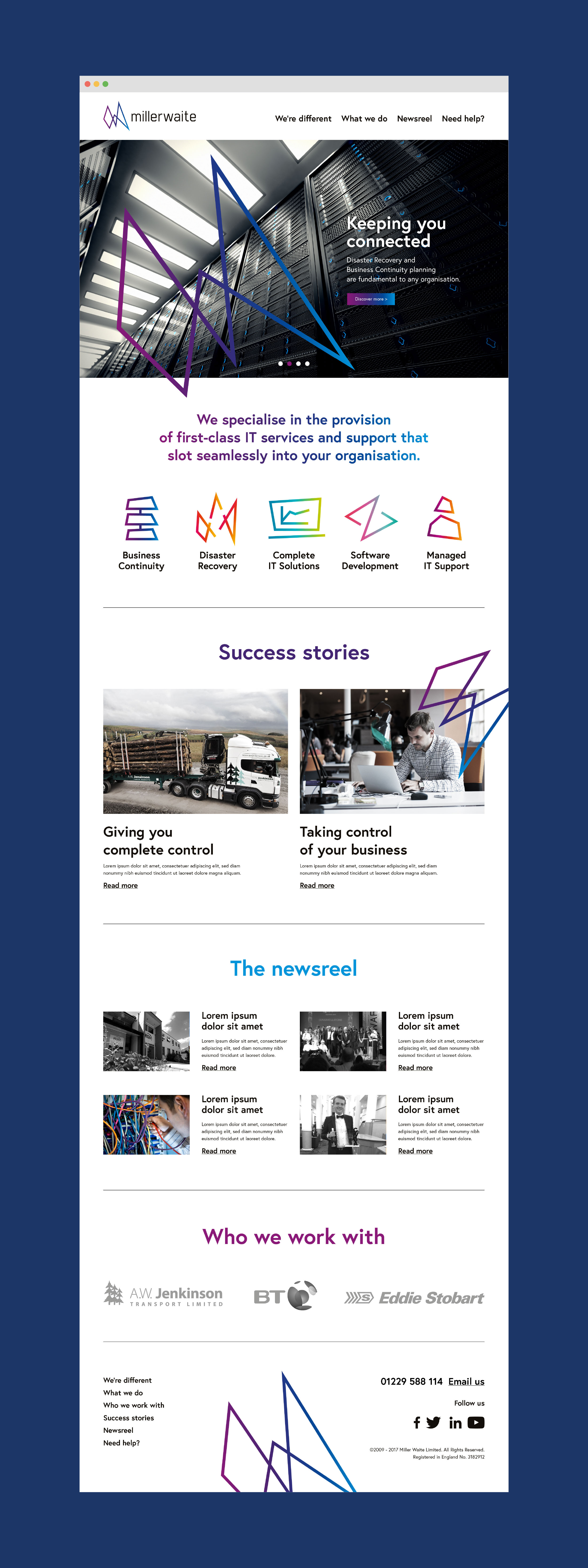 Miller Waite - Brand, Web Design, Print & Stationery In Shrewsbury
