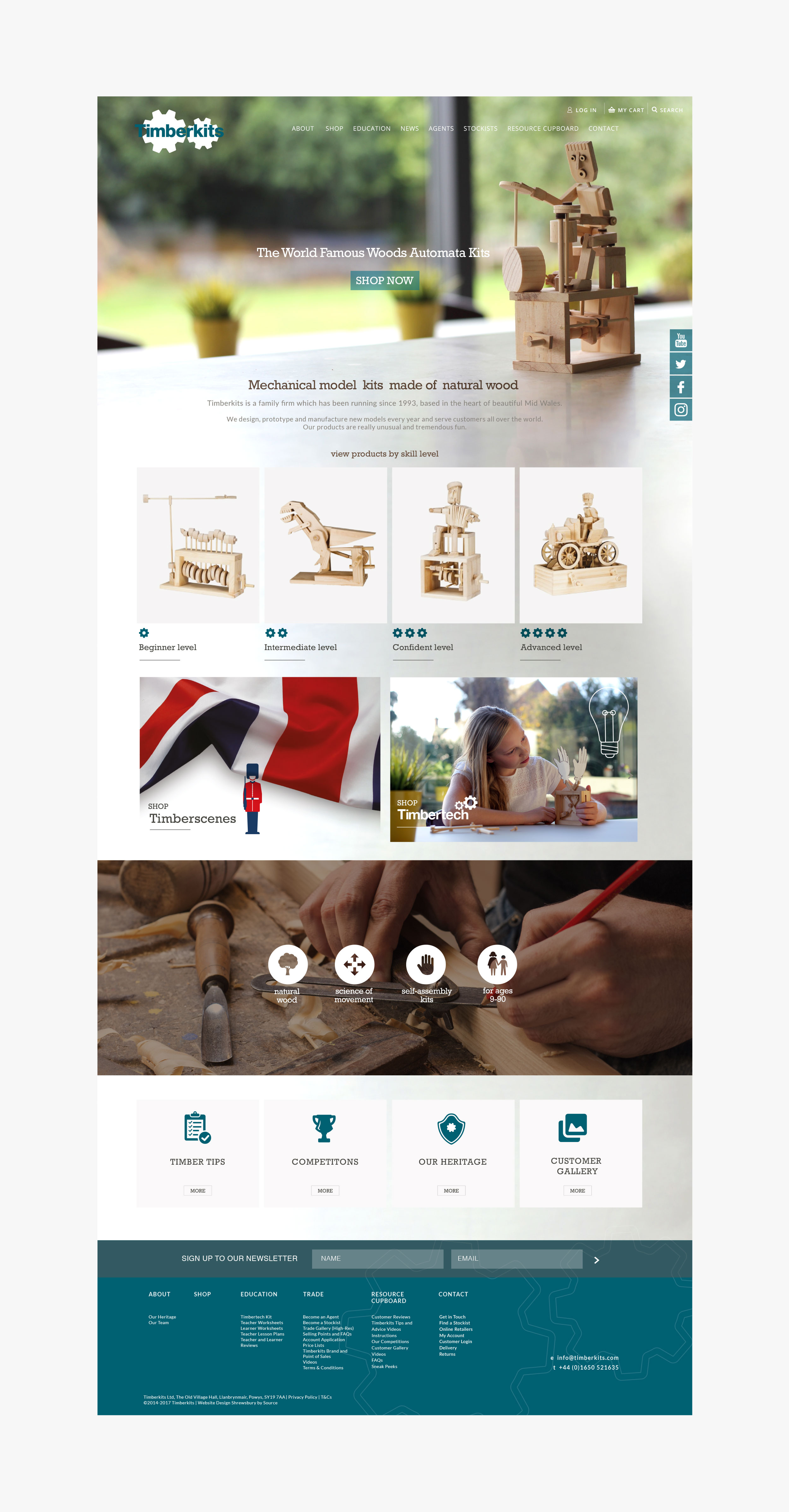 Timberkits - Packaging, Website Design & Stationery In Shropshire