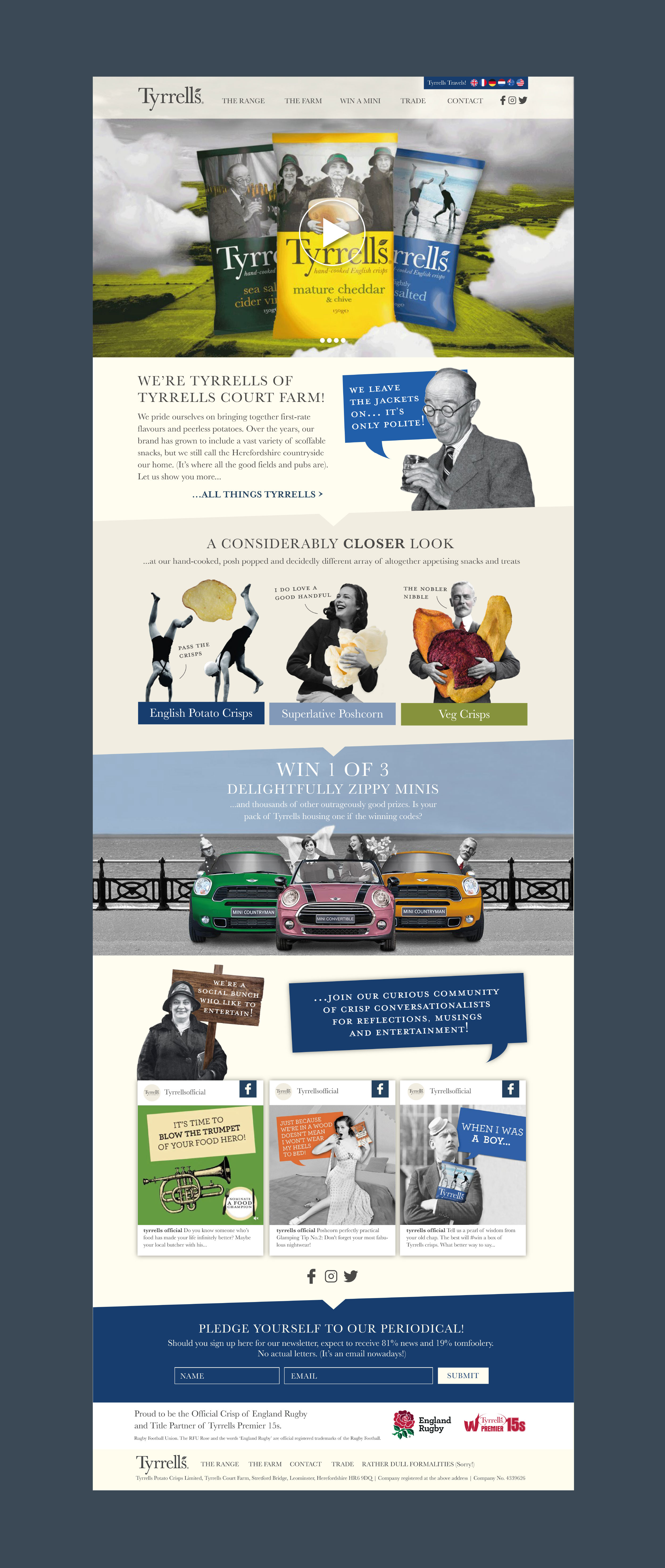 Tyrrells – Website Development & Graphic Design In Shropshire
