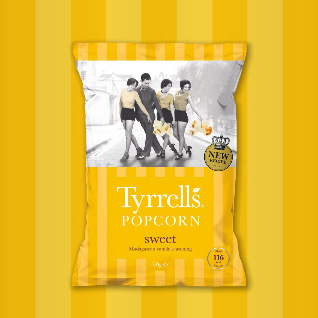 Shrewsbury Agency Designs New Tyrrells Popcorn Bags