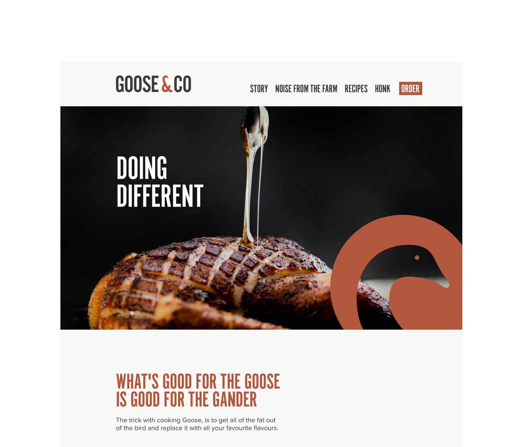 Goose & Co website