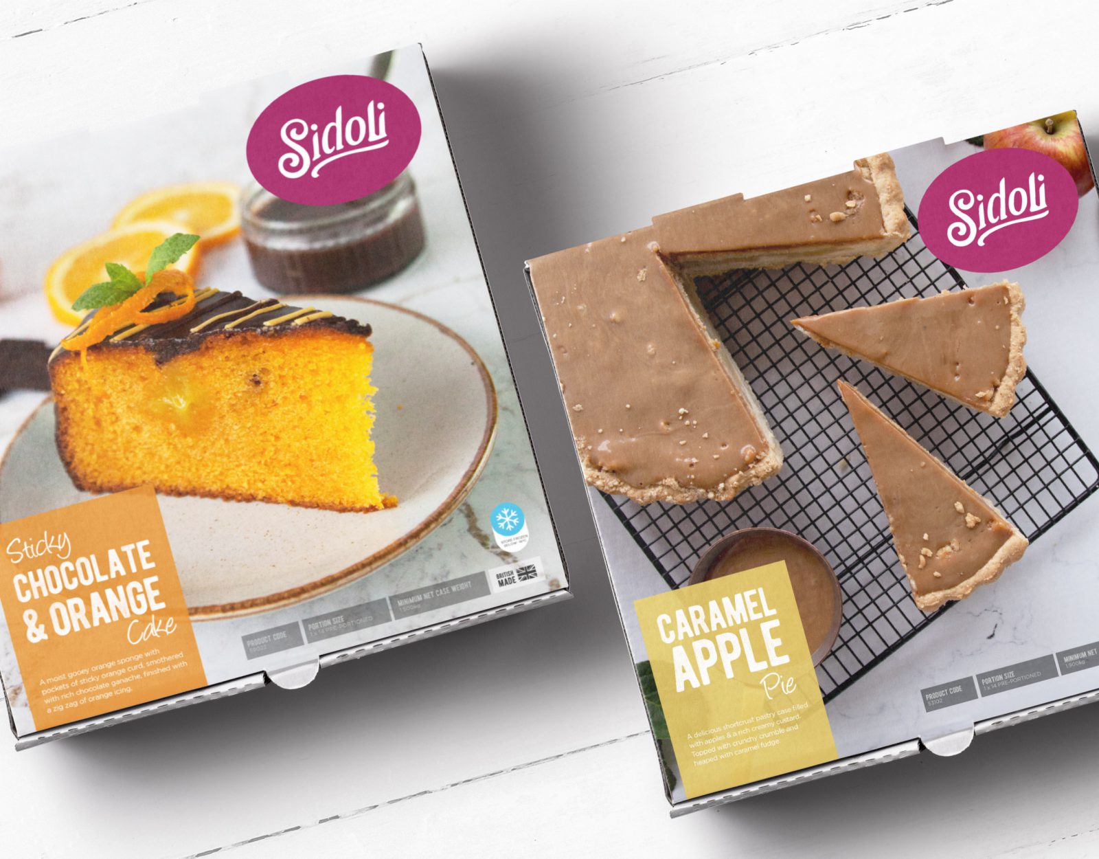 Sidoli dessert packaging