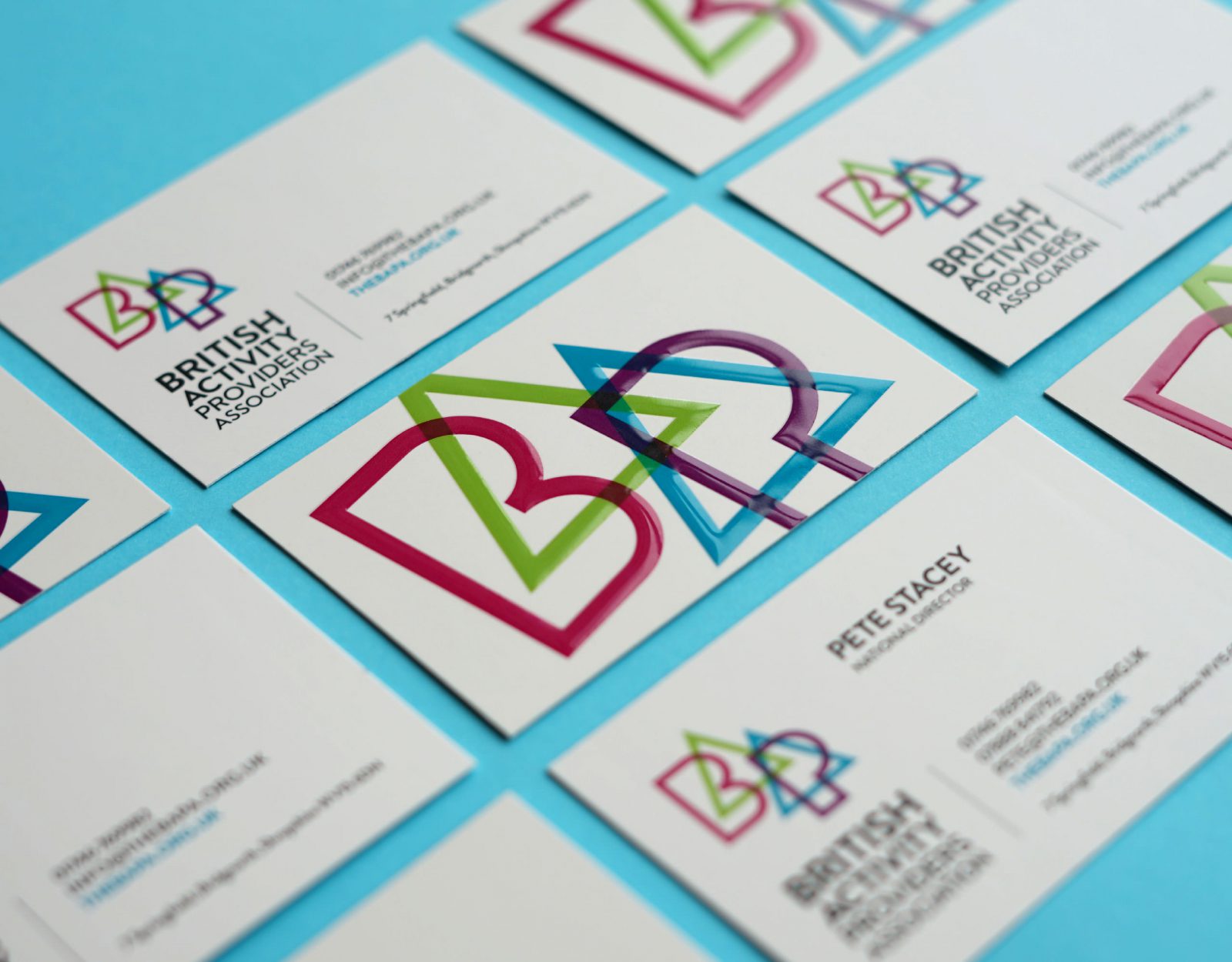 BAPA business cards