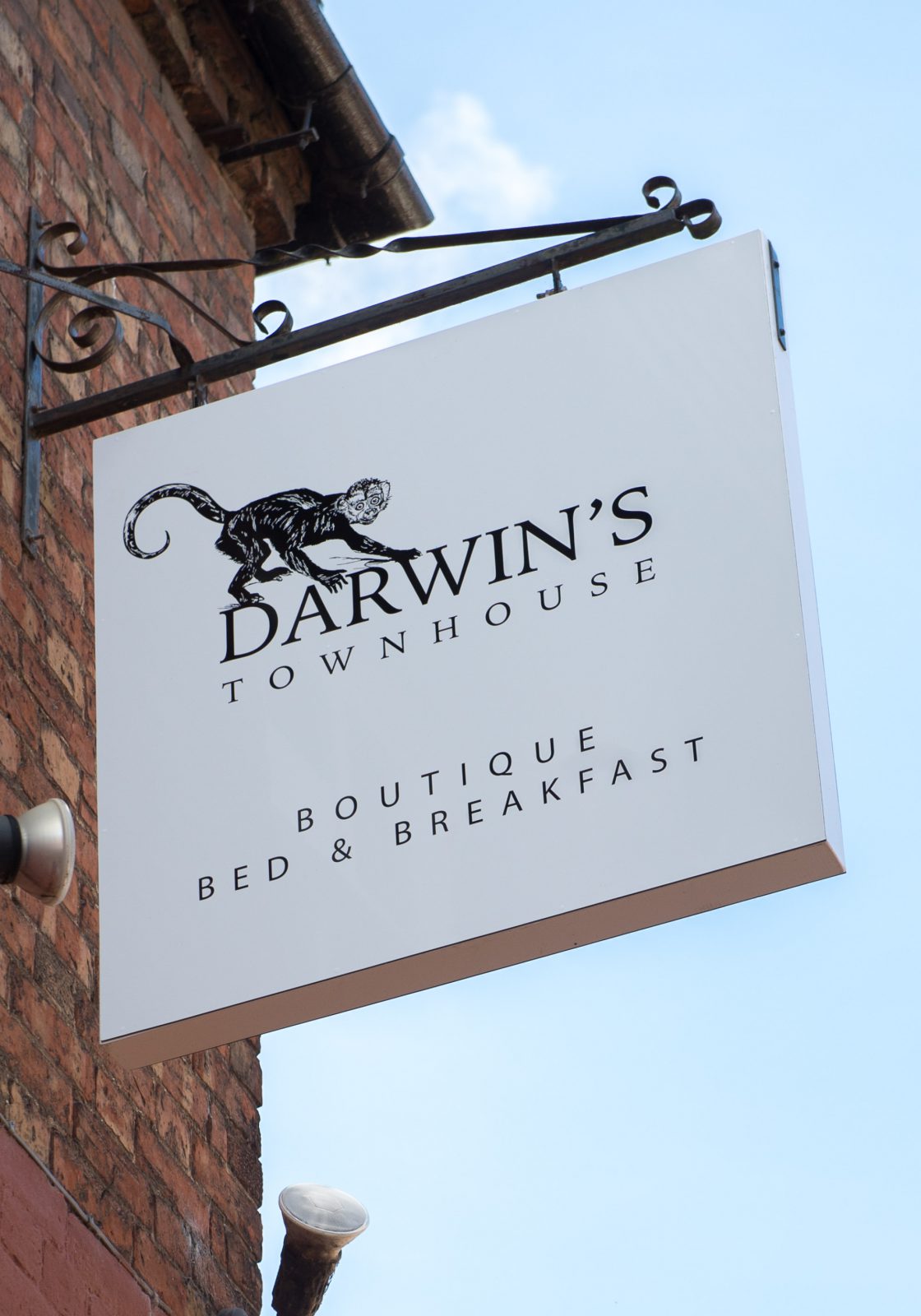 Darwin's Townhouse signage