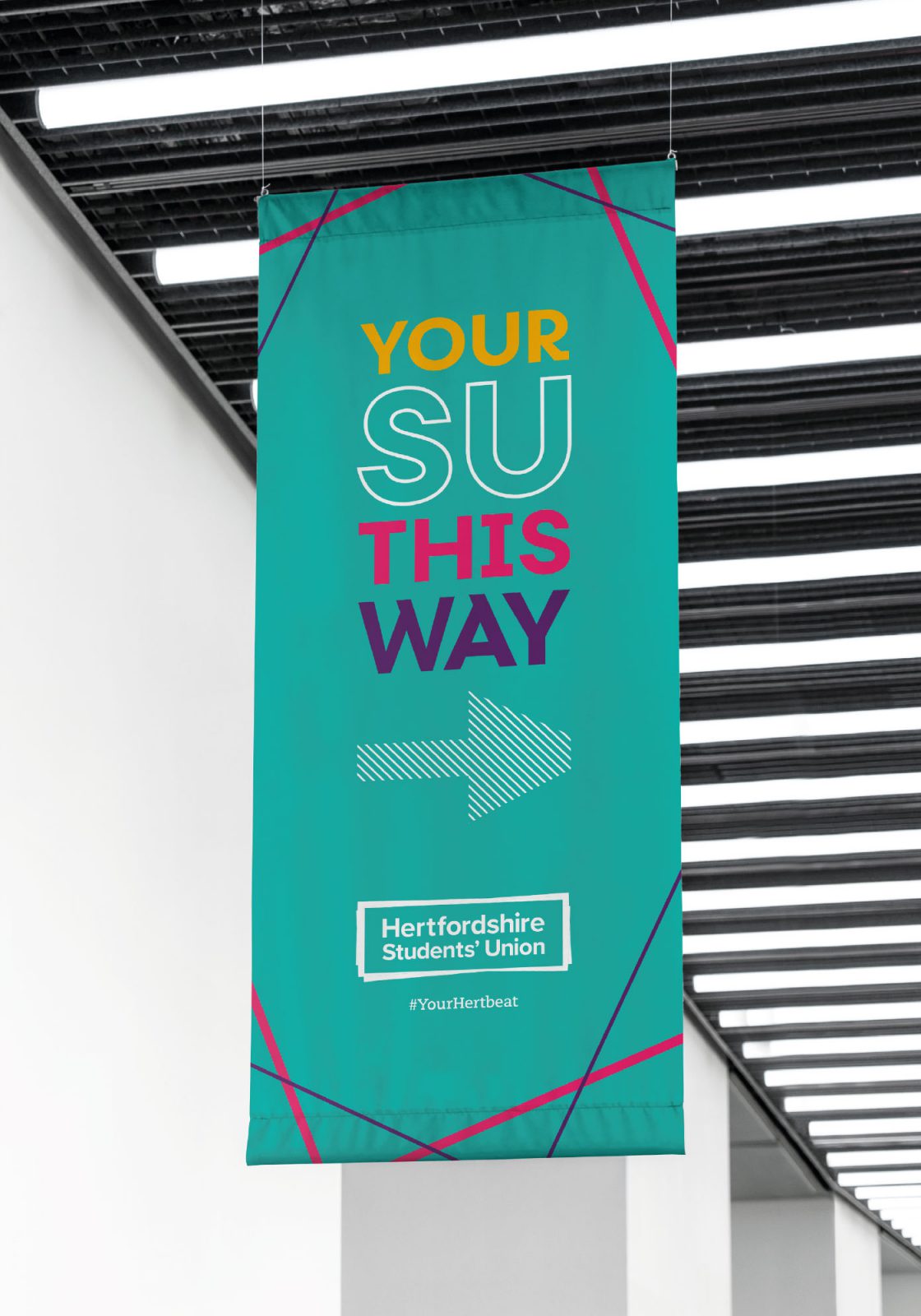 Hertfordshire Students' Union signage