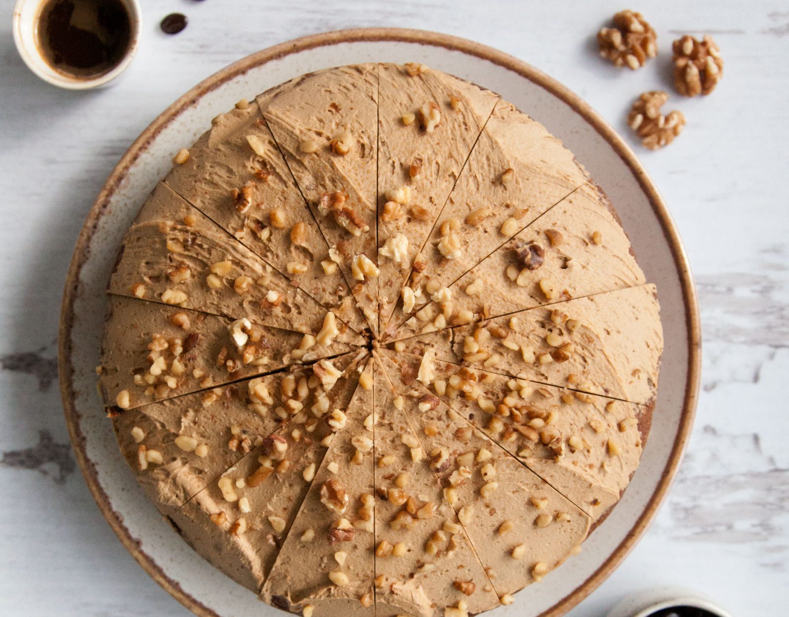 Sidoli walnut cake photography