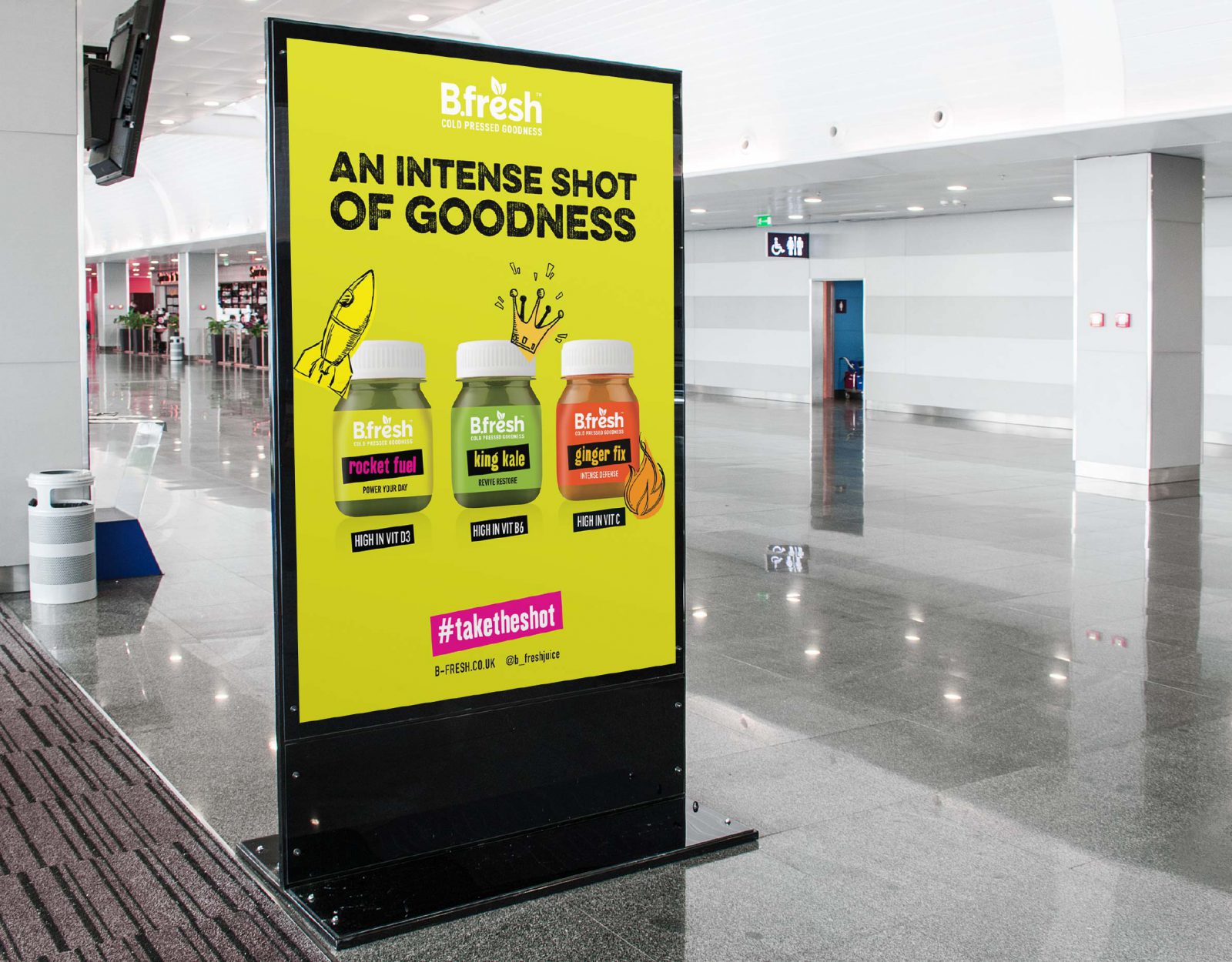 B.fresh poster kiosk