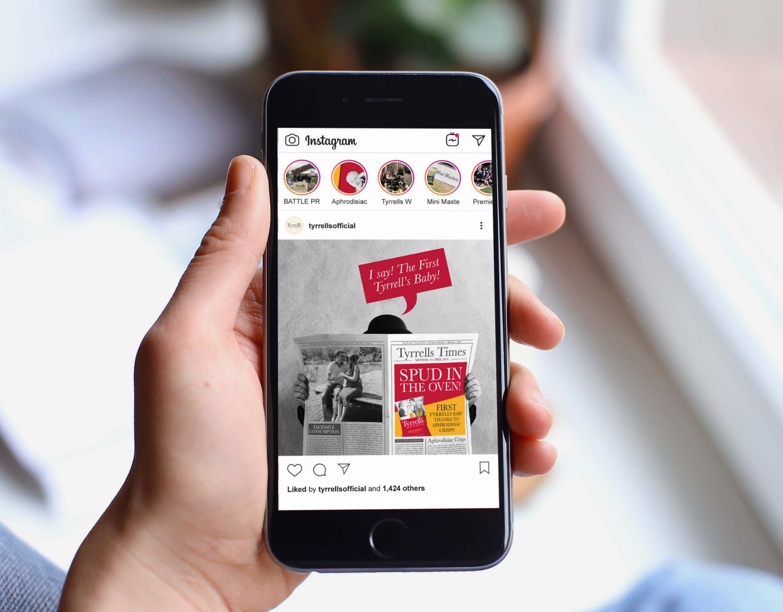 Tyrrells Instagram Mobile