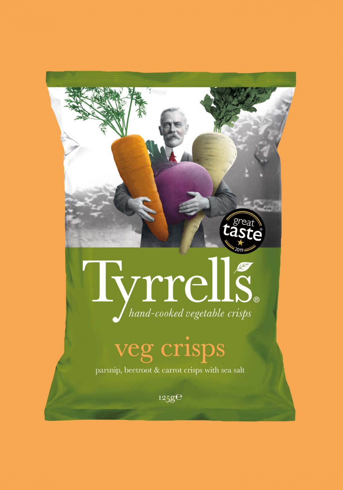 Tyrrells Veg Crisps Front