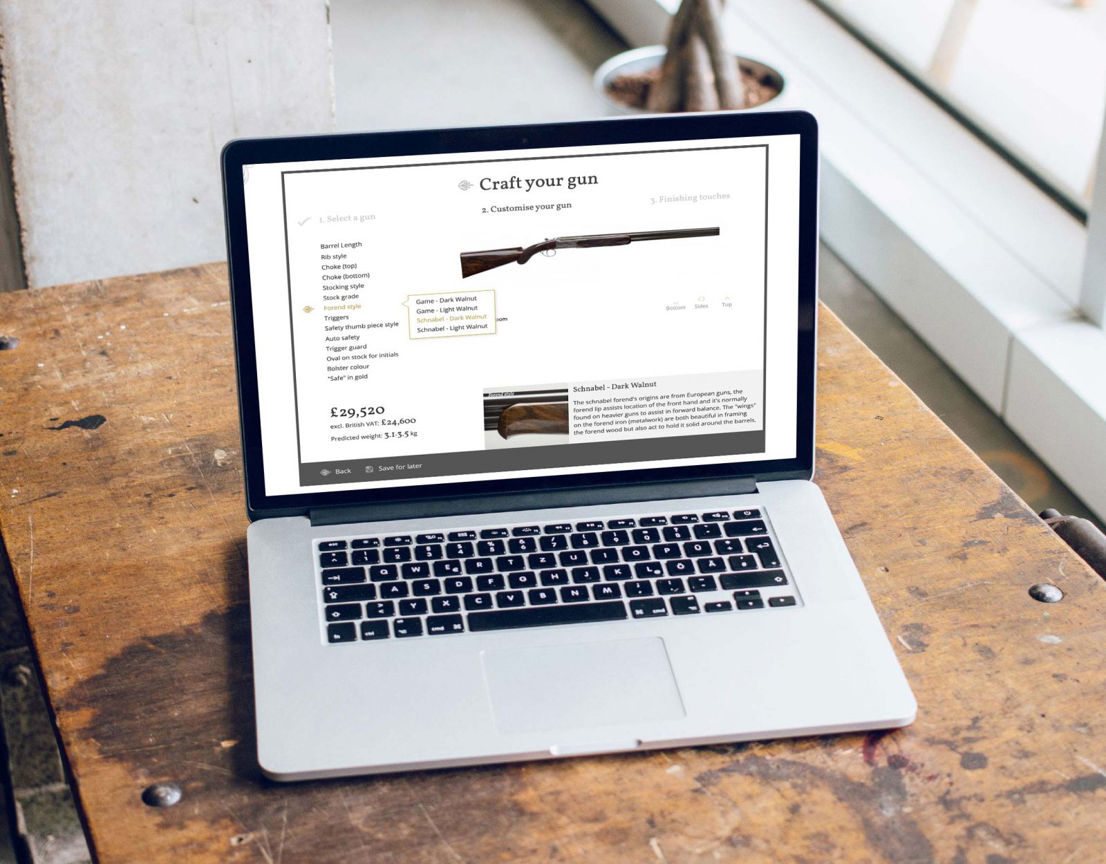Boxall & Edmiston gun builder